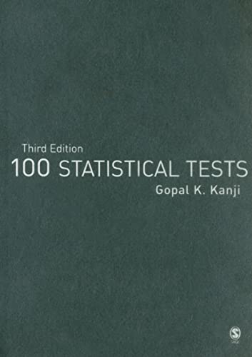 100 Statistical Tests - 9781412923750