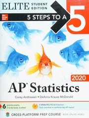 5 Steps to a 5: AP Statistics 2020 Elite Student Edition