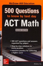 500 ACT math questions to know by test day