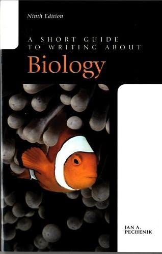 A Short Guide to Writing about Biology - 9th Edition