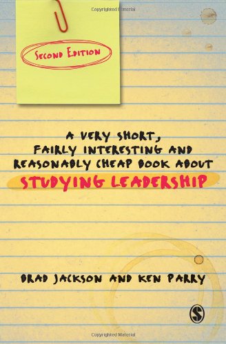 A very fairly interesting and reasonable cheap book about studying leadership