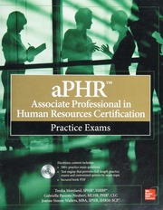 APHR Associate Professional in Human Resources certification practice exams - 9781260026344