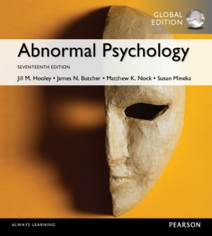 Abnormal Psychology - Hooley, Jill M;Butcher, James N;Nock, Matthew K;Mineka, Susan