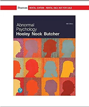 Abnormal Psychology - Jill M Hooley, James Butcher, Matthew Nock