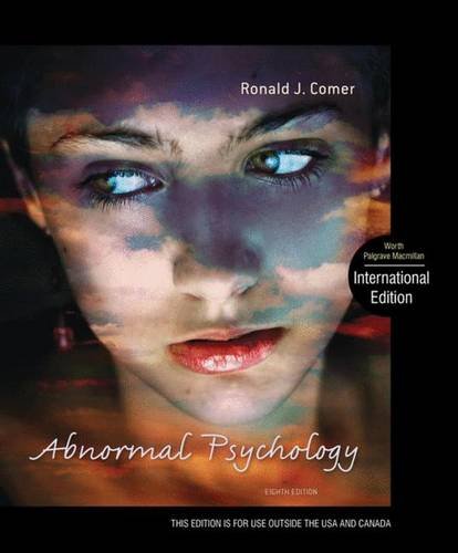 Abnormal psychology - 9781464102868