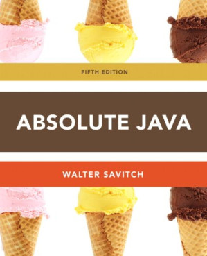 Absolute Java - Walter Savitch, Kenrick Mock - 9780132890823