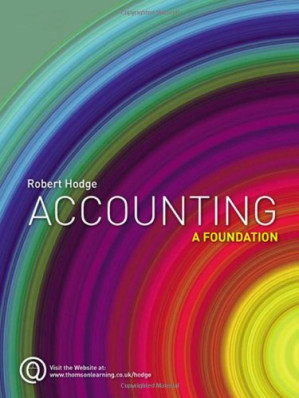 Accounting: A Foundation By Robert Hodge