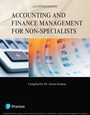 Accounting and Finance Management for Non-Specialist (Custom Edition )
