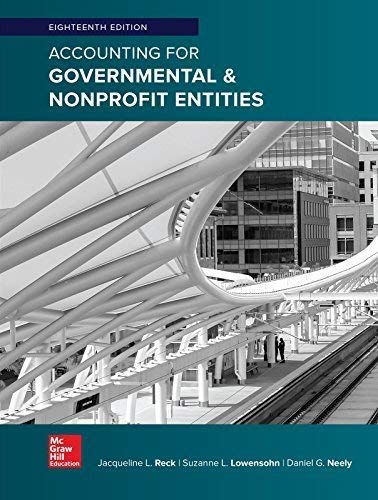 Accounting for Governmental & Nonprofit Entities - 9781259917059