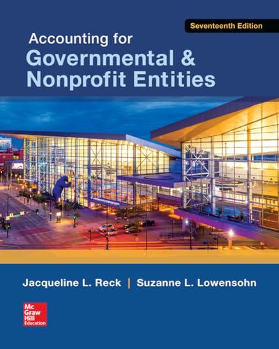Accounting for governmental & nonprofit entities - 9780078025822