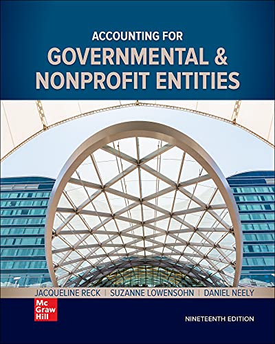Accounting for governmental & nonprofit entities - 9781260809954