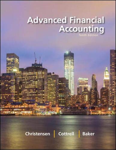 Advanced Financial Accounting - 9780078025624