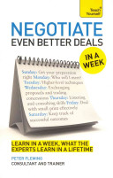Advanced Negotiation Skills In A Week