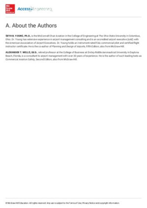 Airport Planning & Management, Seventh Edition By Seth Young; Alexander T Wells
