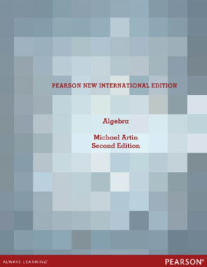 Algebra - Artin, Michael
