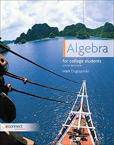 Algebra for college students by Dugopolski, Mark