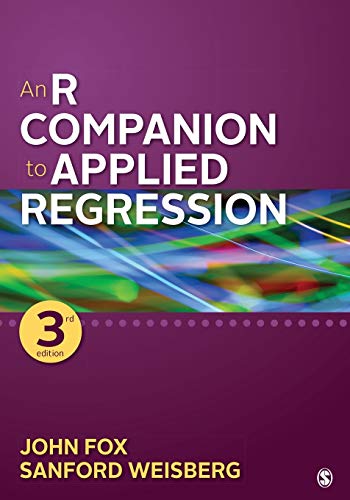An R Companion to Applied Regression - 3rd Edition