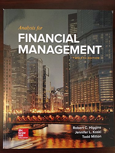 Analysis for financial management - 9781259918964