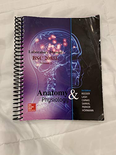 Anatomy & Physiology Lab Manual Volume 1 (third edition)