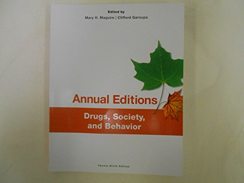 Annual Editions: Drugs, Society, and Behavior, 29/e