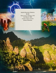 Applied Business Statistics by Rene Leo E. Ordonez PhD, Curt Bacon, DBA