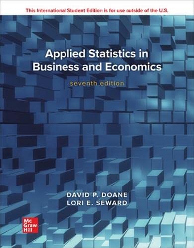 Applied Statistics in Business and Economics, 7e ISE - 9781260597646