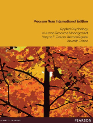 Applied psychology in human resource management - Cascio, Wayne F;Aguinis, Herman