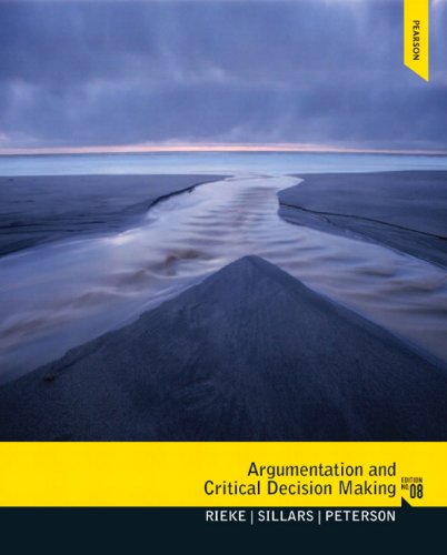 Argumentation and Critical Decision Making - 8th Edition