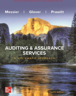 Auditing & Assurance Services A Systematic Approach 12, 2022 9781264100675