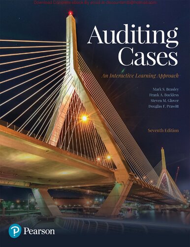 Auditing Cases An Interactive Learning Approach - Mark Beasley, Frank Buckless, Steven Glover, Douglas Prawitt