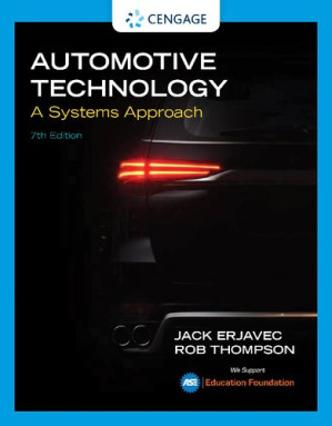 Automotive Technology: A Systems Approach By Jack Erjavec, Rob Thompson - 9781337794213