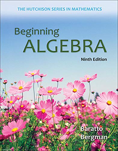 Beginning algebra - 9780073384450