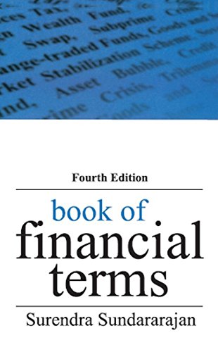 Book of financial terms by Surendra Sundararajan