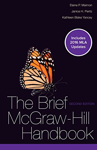 Brief Mcgraw-Hill Handbook MLA 2016 UPDATE - 9781259988639