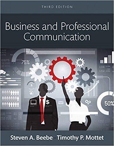 Business And Professional Communication 3Rd Edition 3Rd Edition