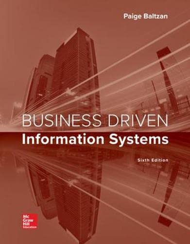 Business Driven Information Systems - 6th Edition