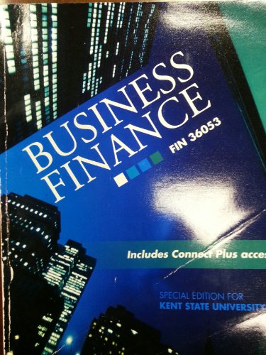 Business Finance Kent State Edition