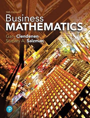 Business Mathematics (14th Edition)