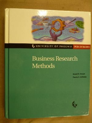 Business Research Methods (University of Phoenix: Special Edition Series)