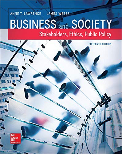 Business and Society: Stakeholders, Ethics, Public Policy - 15th Edition
