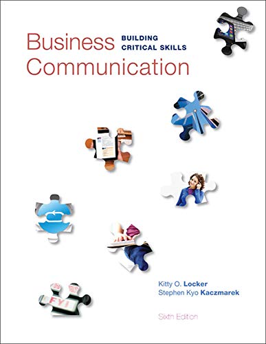 Business communication : building critical skills - 9780073403267