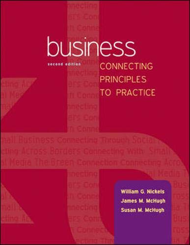 Business: connecting principles to practice - 9780078023149