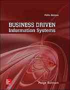 Business driven information systems By Baltzan, Paige