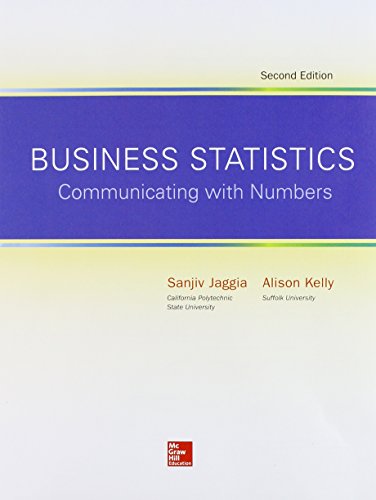 Business statistics: communicating with numbers