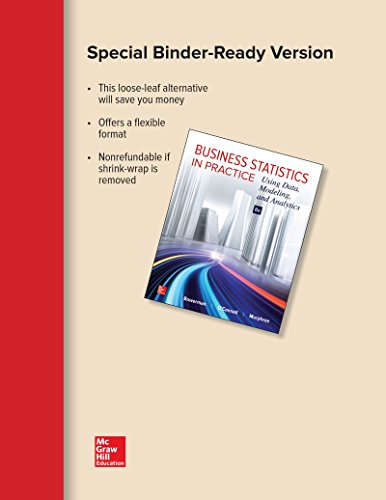 Business statistics in practice: using modeling, data, and analytics