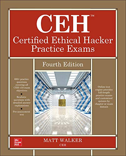 CEH, certified ethical hacker practice exams - 9781260455083