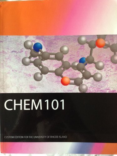 CHEM 101 University Of Rhode Island Seventh Edition