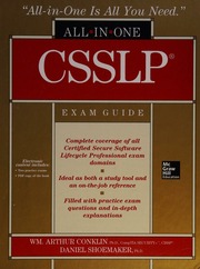 CSSLP certification all-in-one exam guide