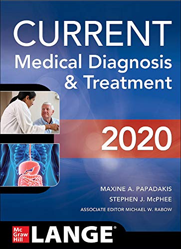 CURRENT Medical Diagnosis and Treatment 2020 59th Edition