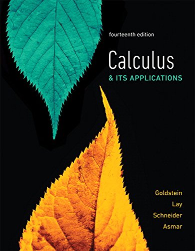 Calculus & Its Applications (14th Edition) - 14th Edition